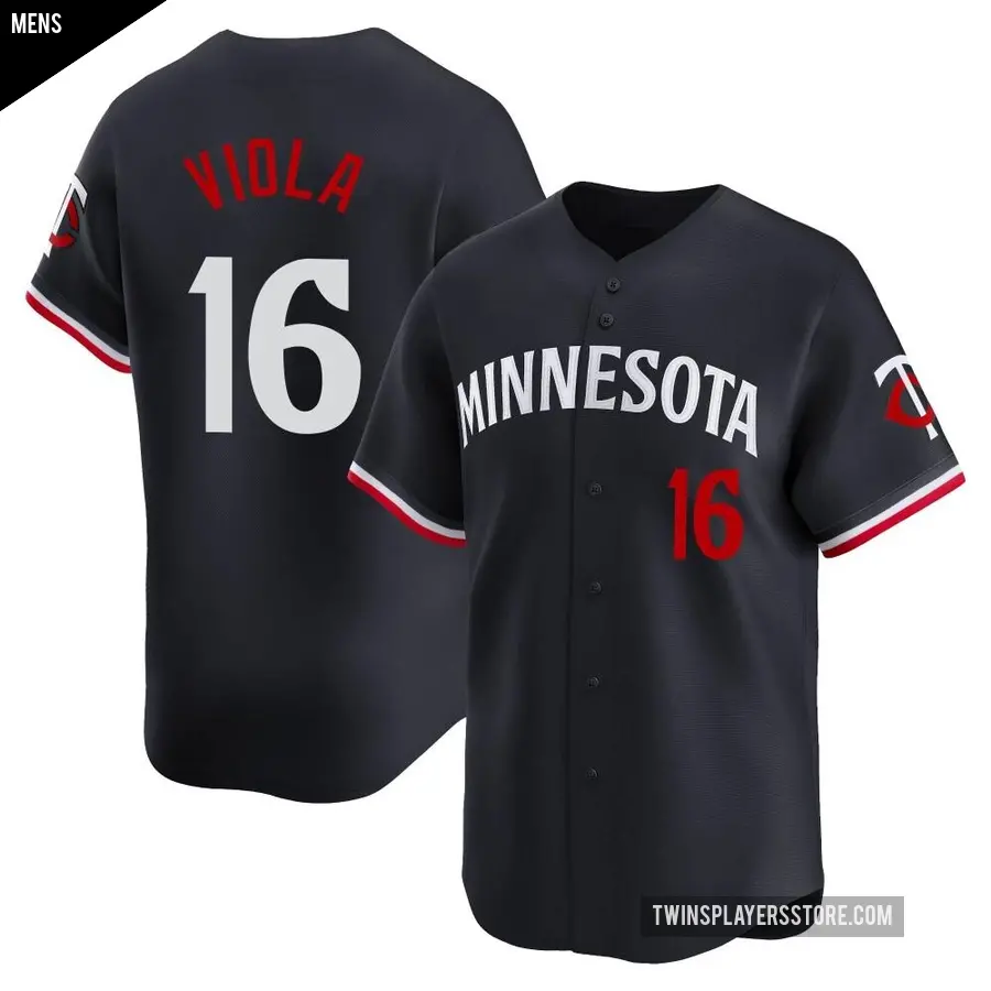 Men's Minnesota Twins ＃16 Frank Viola Limited Navy Alternate Jersey