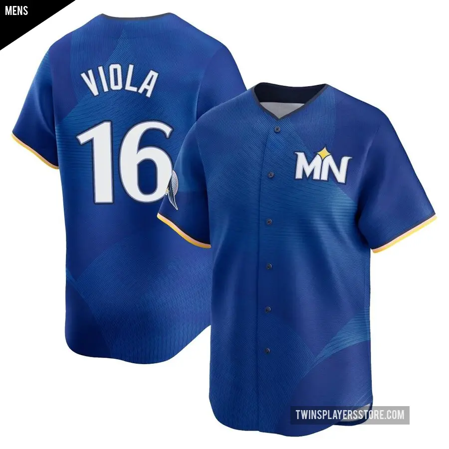 Men's Minnesota Twins ＃16 Frank Viola Limited Royal 2024 City Connect Jersey