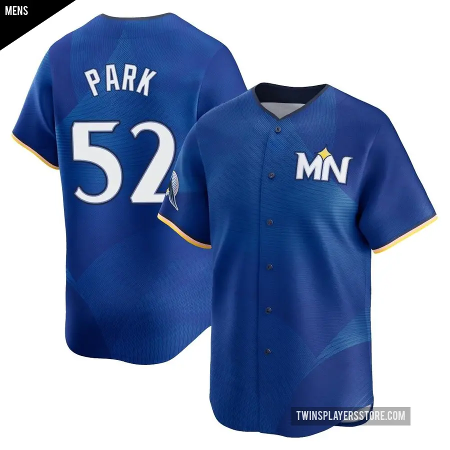 Men's Minnesota Twins ＃52 Byung-Ho Park Limited Royal 2024 City Connect Jersey