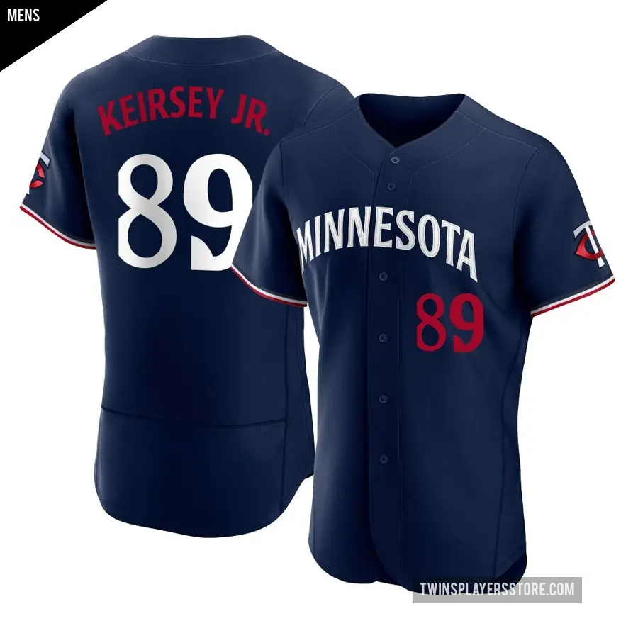 Men's Minnesota Twins ＃89 DaShawn Keirsey Jr. Authentic Navy Alternate Jersey