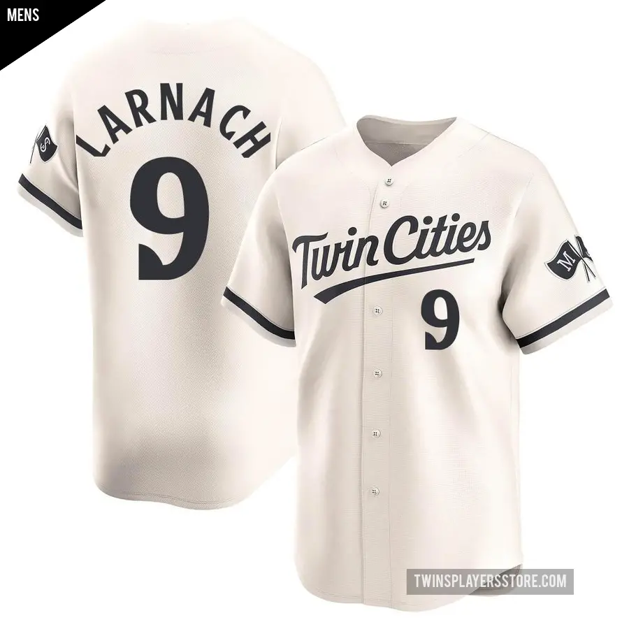 Men's Minnesota Twins ＃9 Trevor Larnach Limited Cream Alternate Jersey