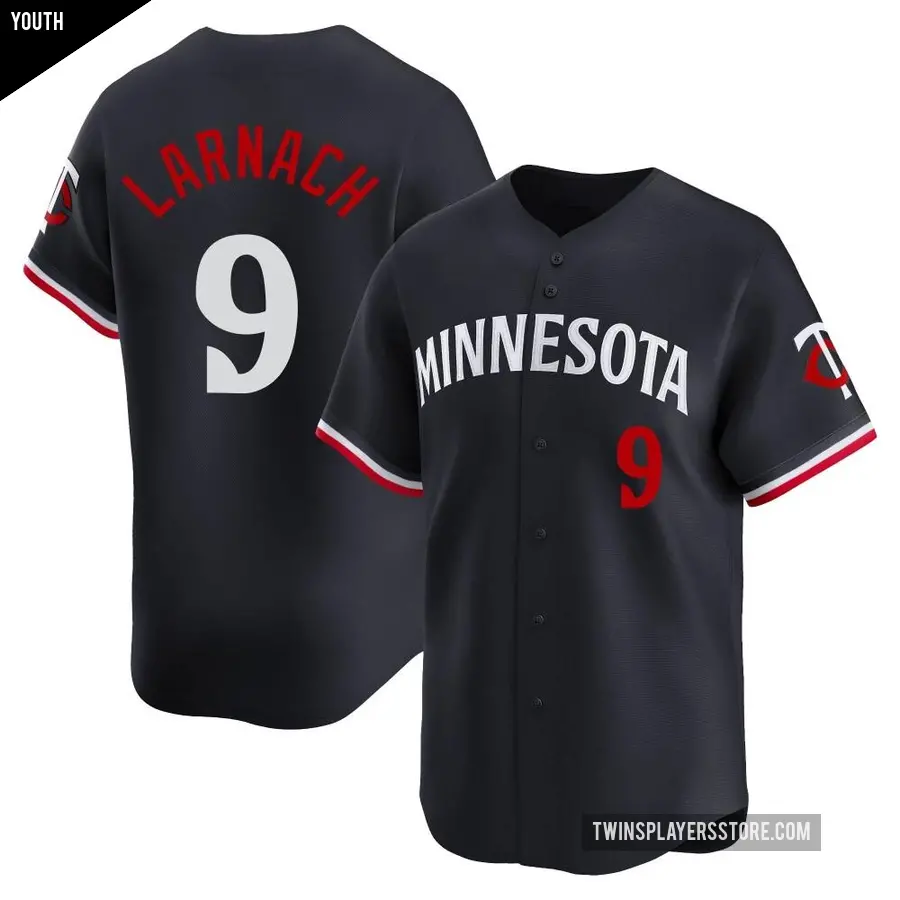 Youth Minnesota Twins ＃9 Trevor Larnach Limited Navy Alternate Jersey